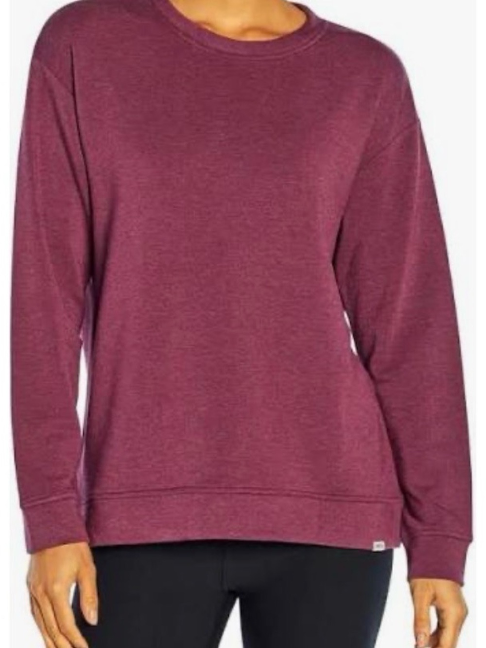 Orvis Women's Crewneck Sweater in Burgundy
